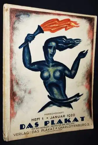 Sachs, Hans. Das Plakat, Jahrgang XI - 1920 REKLAME WERBUNG PLAKATKUNST