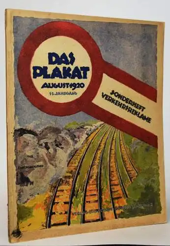 Sachs, Hans. Das Plakat, Jahrgang XI - 1920 REKLAME WERBUNG PLAKATKUNST