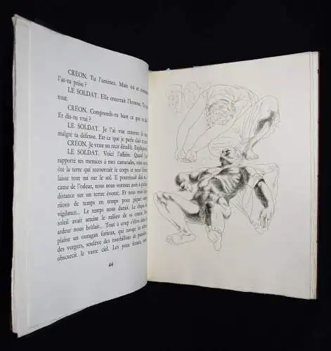 Sophokles, Antigone: Tragedie de Sophocle - 1949 SIGNIERT NUMMERIERT 1/230