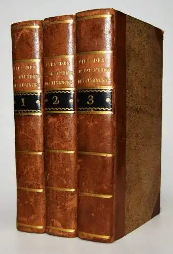 Richer, Adrien. Vie des surintendans des finances 1790 FINANZGESCHICHTE FINANZEN