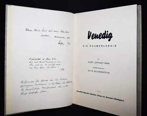 RAUMBILD-ALBUM  VENEDIG. 1935 TOP EXEMPLAR MIT UMSCHLAG ! - STEREO-PHOTOGRAPHIE