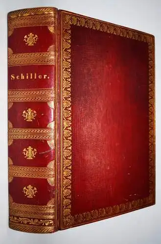 Schiller, Friedrich. Sämmtliche Werke 1830 IN SCHÖNEN MAROQUIN-LEDEREINBAND