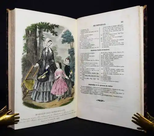 Magasin des demoiselles. Paris 1848 MÄDCHENBÜCHER MODE-ZEITSCHRIFT