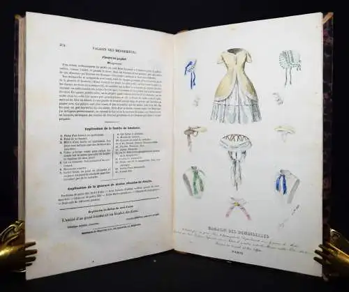 Magasin des demoiselles. Paris 1848 MÄDCHENBÜCHER MODE-ZEITSCHRIFT