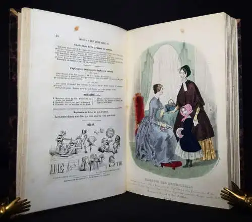 Magasin des demoiselles. Paris 1848 MÄDCHENBÜCHER MODE-ZEITSCHRIFT