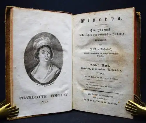 Archenholz, Minerva. G. Hoffmann 1792-1804 FRANZÖSISCHE REVOLUTION ZEITSCHRIFT