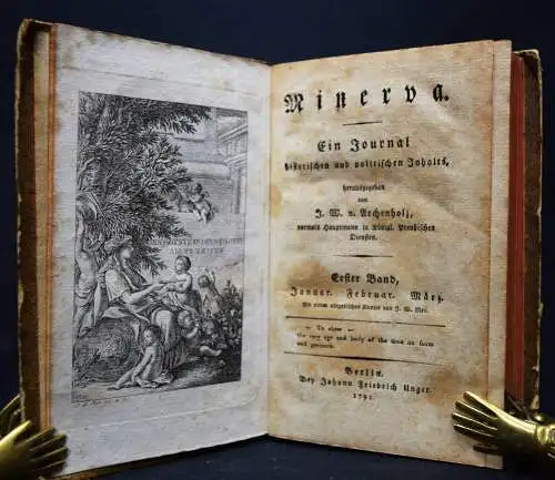 Archenholz, Minerva. G. Hoffmann 1792-1804 FRANZÖSISCHE REVOLUTION ZEITSCHRIFT