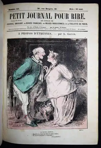 Philipon, Petit journal pour rire 1864-1865  KARIKATUREN HUMOR ZEITSCHRIFTEN