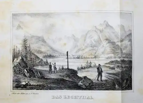 Vogt, Belvedere der Hochlande von dem Bodensee  1841 REISEFÜHRER ALLGÄU BODENSEE