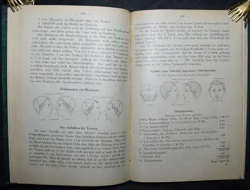 Schmitt, Berufskunde für Friseure und Perücken-macher - Haare - 1926