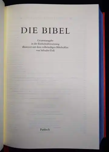 Biblia germanica – Die Bibel illustriert von SALVADOR DALI. Pattloch 1997