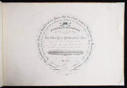 Heinrigs, Musterblätter für Liebhaber der höhern Calligraphie 1822 KALLIGRAPHIE