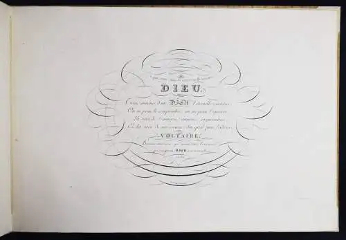 Heinrigs, Musterblätter für Liebhaber der höhern Calligraphie 1822 KALLIGRAPHIE