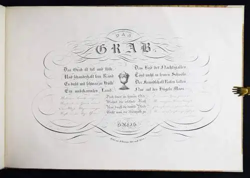 Heinrigs, Musterblätter für Liebhaber der höhern Calligraphie 1822 KALLIGRAPHIE