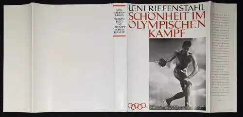 Riefenstahl, Schönheit im Olympischen Kampf 1937 INSCRIBED FIRST EDITION + PHOTO