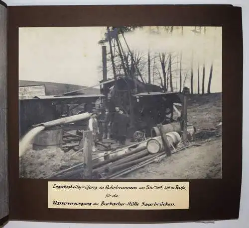 Clemens, INDUSTRIEFOTOGRAFIE SAARBRÜCKEN um 1910 - 54 XXL ORIG.-ALBUMINABZÜGE !!