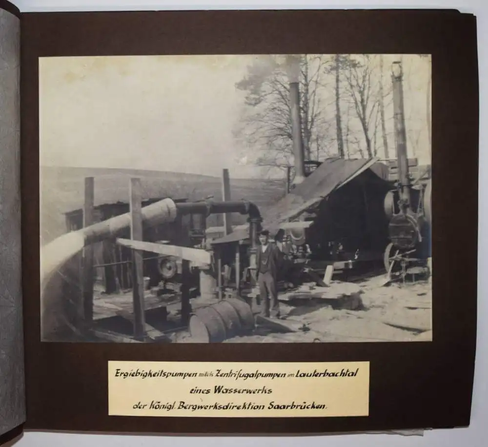 Clemens, INDUSTRIEFOTOGRAFIE SAARBRÜCKEN um 1910 - 54 XXL ORIG.-ALBUMINABZÜGE !! 13