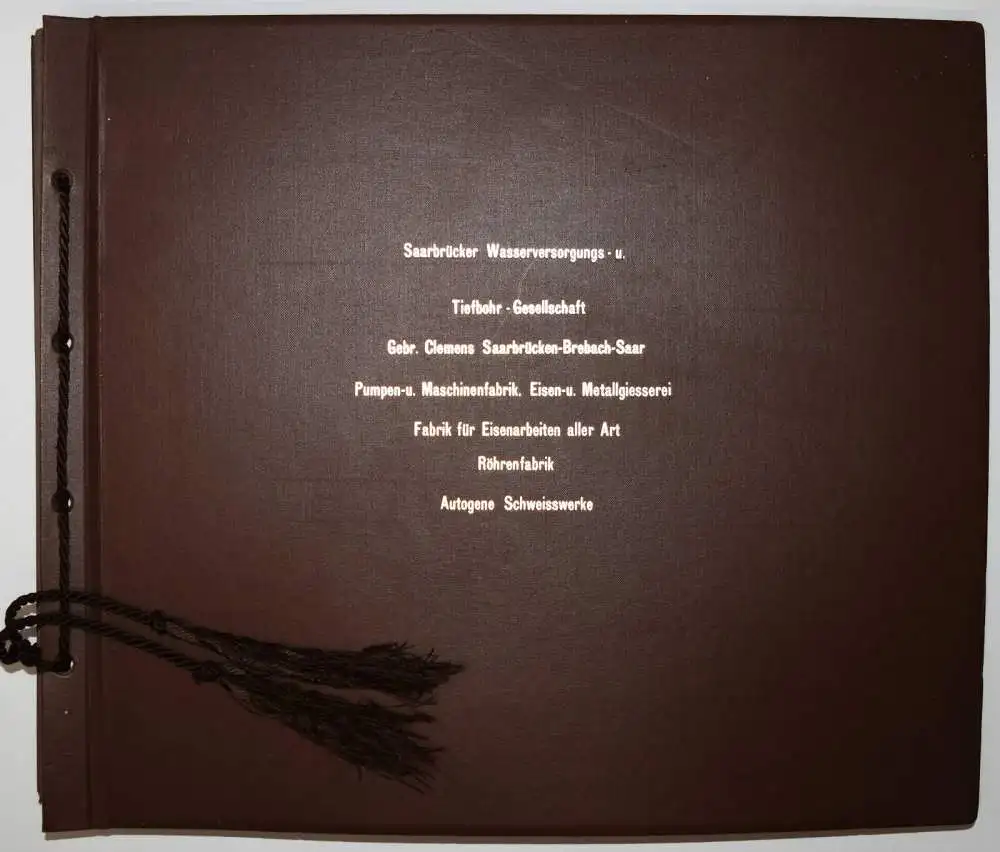 Clemens, INDUSTRIEFOTOGRAFIE SAARBRÜCKEN um 1910 - 54 XXL ORIG.-ALBUMINABZÜGE !! 14