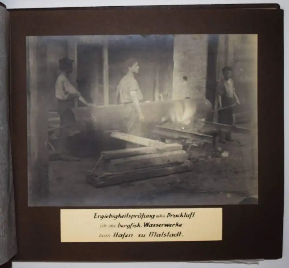 Clemens, INDUSTRIEFOTOGRAFIE SAARBRÜCKEN um 1910 - 54 XXL ORIG.-ALBUMINABZÜGE !! 5