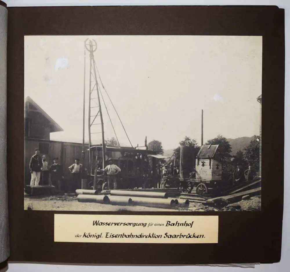 Clemens, INDUSTRIEFOTOGRAFIE SAARBRÜCKEN um 1910 - 54 XXL ORIG.-ALBUMINABZÜGE !! 9