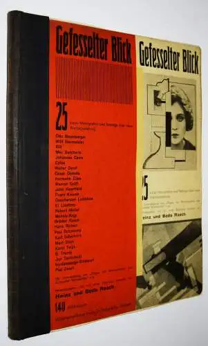 Rasch, Gefesselter Blick - 1930 SEHR SELTEN! PHOTOMONTAGE WERBUNG TYPOGRAPHIE