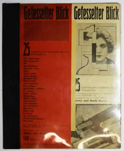 Rasch, Gefesselter Blick - 1930 SEHR SELTEN! PHOTOMONTAGE WERBUNG TYPOGRAPHIE