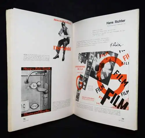 Rasch, Gefesselter Blick - 1930 SEHR SELTEN! PHOTOMONTAGE WERBUNG TYPOGRAPHIE