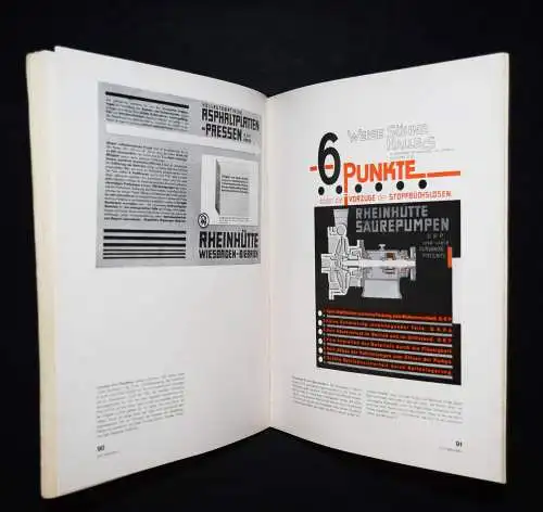 Rasch, Gefesselter Blick - 1930 SEHR SELTEN! PHOTOMONTAGE WERBUNG TYPOGRAPHIE