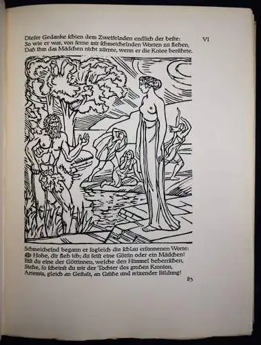 Homer, Odyssee u. Ilias. ASKANISCHER VERLAG GANZPERGAMENT JUGENDSTIL 1923/24