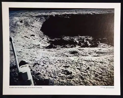 Apollo 11.  PRESSEDOKUMENTATION 12 Farboffset-Photos der NASA  ~1970 MONDLANDUNG