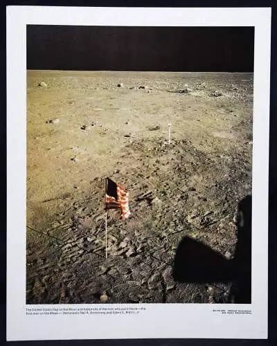 Apollo 11.  PRESSEDOKUMENTATION 12 Farboffset-Photos der NASA  ~1970 MONDLANDUNG