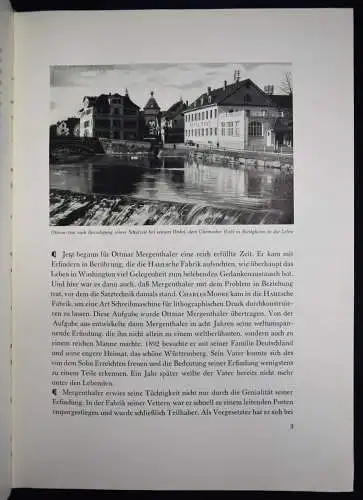 Vierzig Jahre Mergenthaler Setzmaschinen-Fabrik GmbH 1936 TYPOGRAPHIE