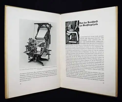 Vierzig Jahre Mergenthaler Setzmaschinen-Fabrik GmbH 1936 TYPOGRAPHIE