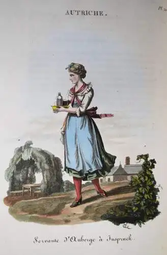 Eyries, L’ Autriche, ou costumes...des Autrichiens ~1825 TRACHTEN ÖSTERREICH