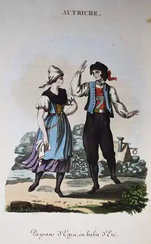 Eyries, L’ Autriche, ou costumes...des Autrichiens ~1825 TRACHTEN ÖSTERREICH