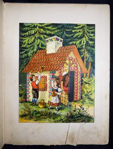 Grimm, Die Geschichte von Hansel und Gretel 1887 - LOTHAR MEGGENDORFER SELTEN !