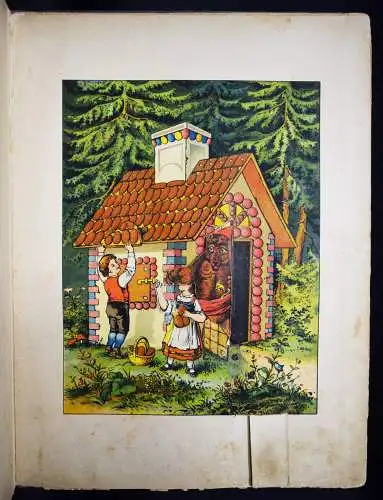 Grimm, Die Geschichte von Hansel und Gretel 1887 - LOTHAR MEGGENDORFER SELTEN !