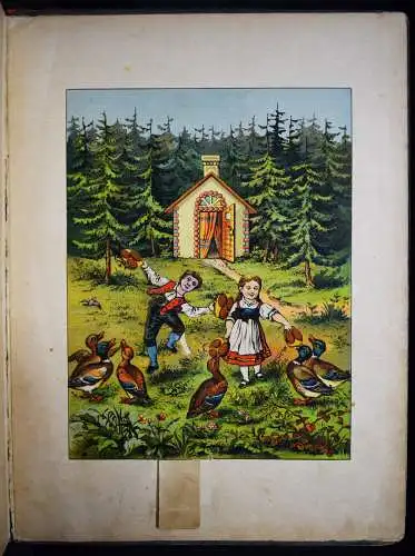 Grimm, Die Geschichte von Hansel und Gretel 1887 - LOTHAR MEGGENDORFER SELTEN !