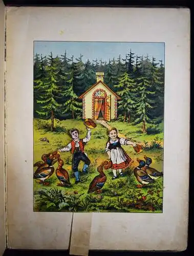 Grimm, Die Geschichte von Hansel und Gretel 1887 - LOTHAR MEGGENDORFER SELTEN !