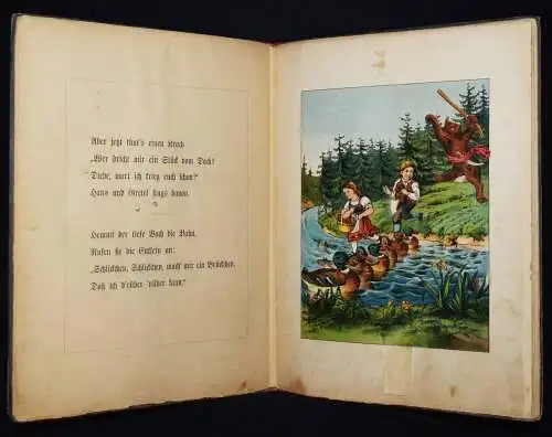 Grimm, Die Geschichte von Hansel und Gretel 1887 - LOTHAR MEGGENDORFER SELTEN !