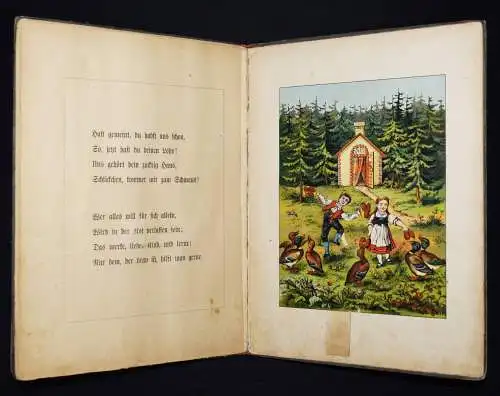 Grimm, Die Geschichte von Hansel und Gretel 1887 - LOTHAR MEGGENDORFER SELTEN !