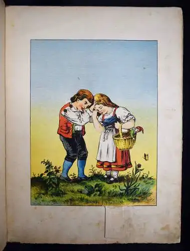 Grimm, Die Geschichte von Hansel und Gretel 1887 - LOTHAR MEGGENDORFER SELTEN !