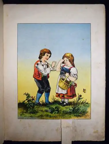 Grimm, Die Geschichte von Hansel und Gretel 1887 - LOTHAR MEGGENDORFER SELTEN !