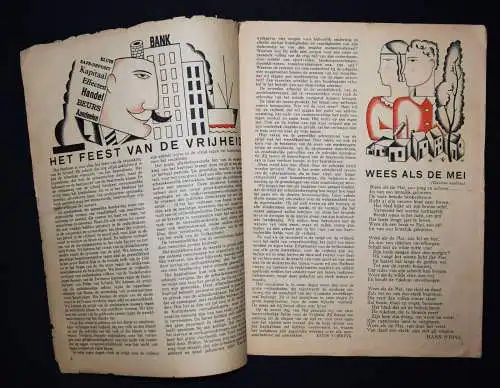 Vorrink, De Meiroep ~ 1930 - Illustrationen R. Heynckes NETHERLANDS SOCIALISM