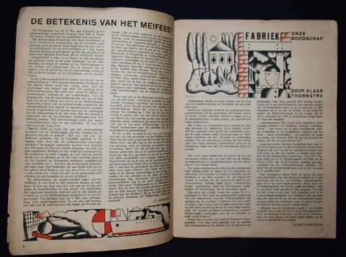 Vorrink, De Meiroep ~ 1930 - Illustrationen R. Heynckes NETHERLANDS SOCIALISM