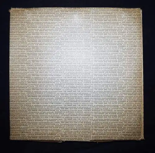 Yves Klein . Den inre och den yttre rymden, … 1965 ORIG.-GRAPHIKEN - MINIMAL-ART