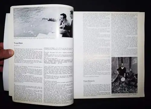 Yves Klein . Den inre och den yttre rymden, … 1965 ORIG.-GRAPHIKEN - MINIMAL-ART