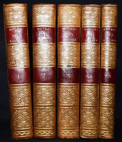 Racine, Oeuvres. 5 Volumes - 1807 SELTENE GESAMTAUSGABE