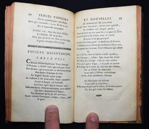 Richer, Henri. Fables choisies et nouvelles, mises en vers ... 1744 FABLEN