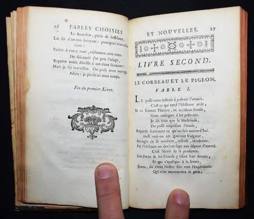 Richer, Henri. Fables choisies et nouvelles, mises en vers ... 1744 FABLEN